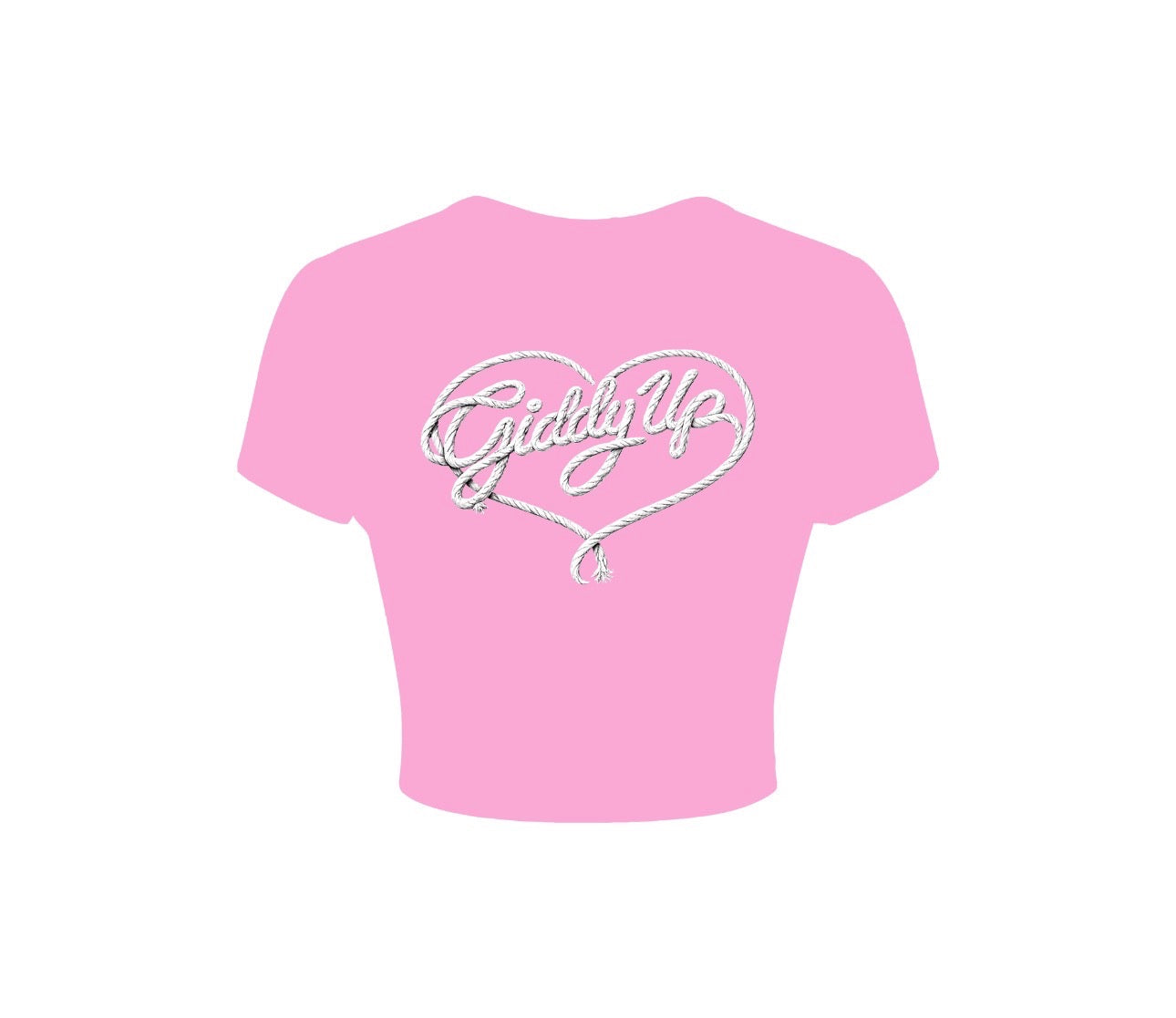 Giddy Up Logo Crop Top