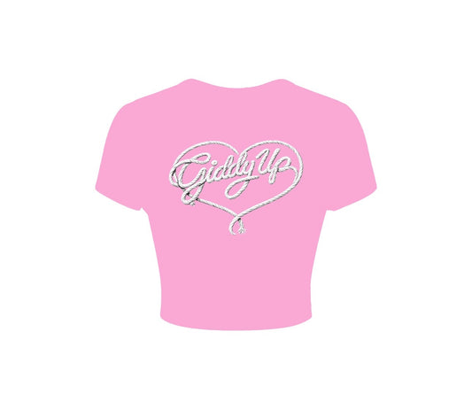 Giddy Up Logo Crop Top