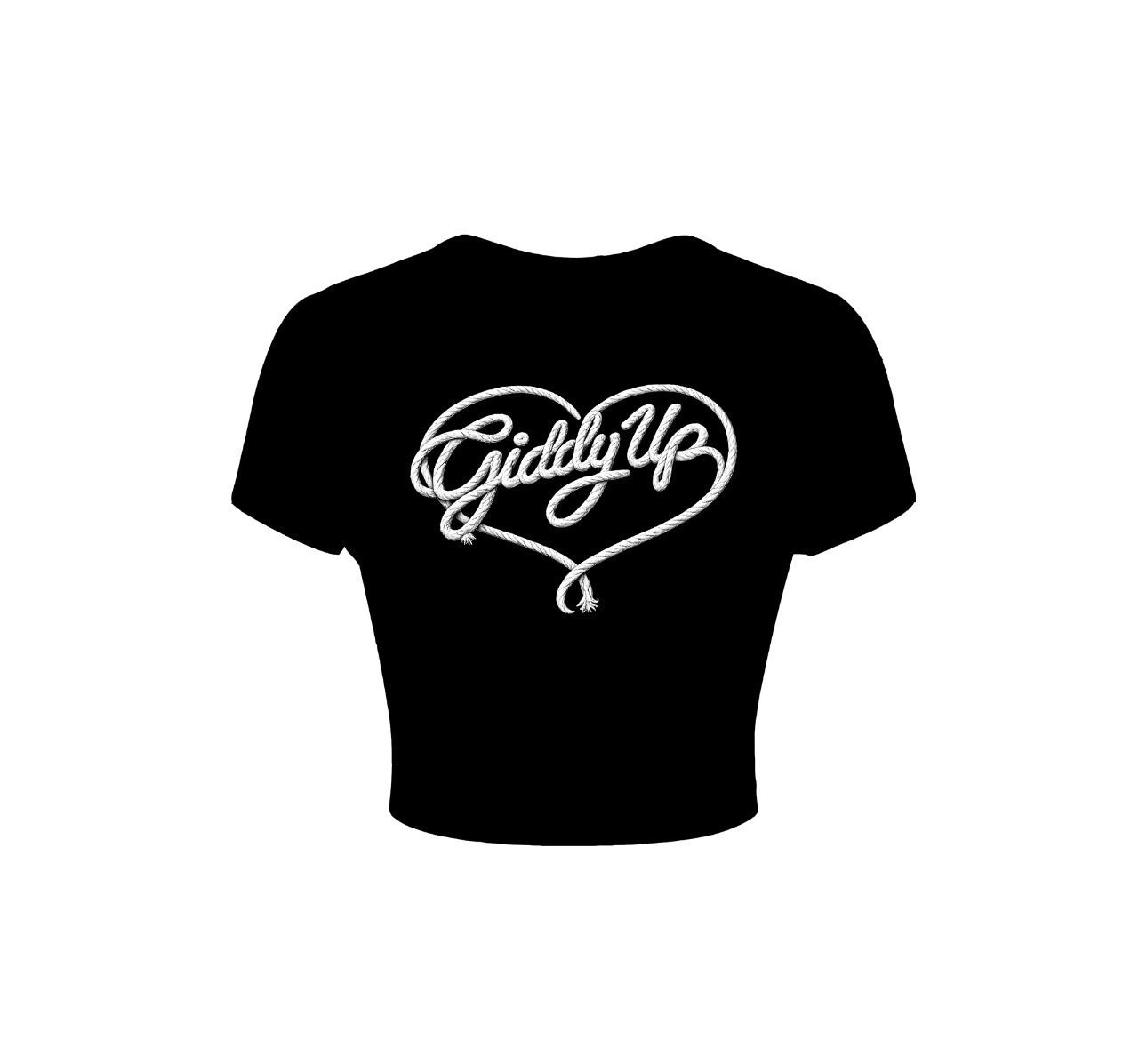 Giddy Up Logo Crop Top