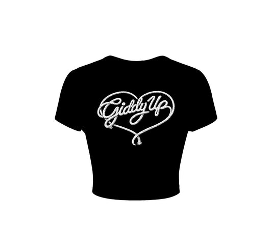 Giddy Up Logo Crop Top
